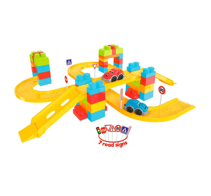 Игрушка "Конструктор Автотрек ТехноК", арт.8324 100 дет.