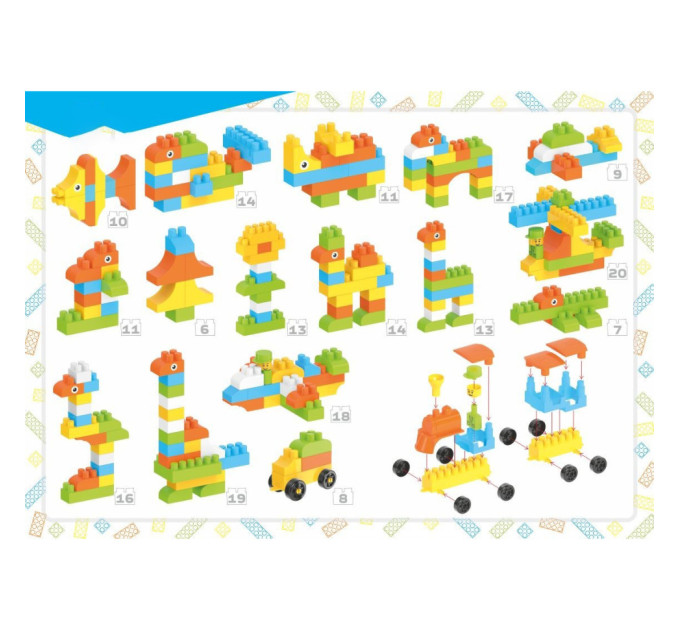 Іграшка "Конструктор ТехноК", арт.6573TXK 90 подітий.