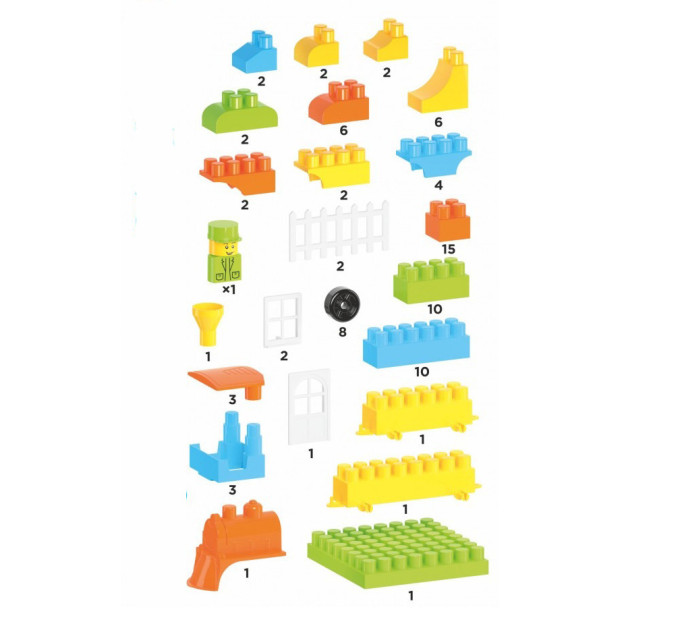 Іграшка "Конструктор ТехноК", арт.6573TXK 90 подітий.