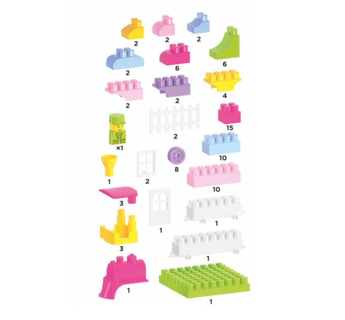 Игрушка "Конструктор ТехноК", арт.6535TXK 90 дет.