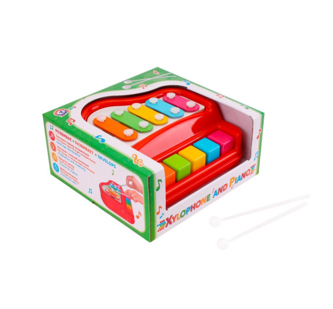 Игрушка "Ксилофон-фортепиано ТехноК", арт.8201TXK