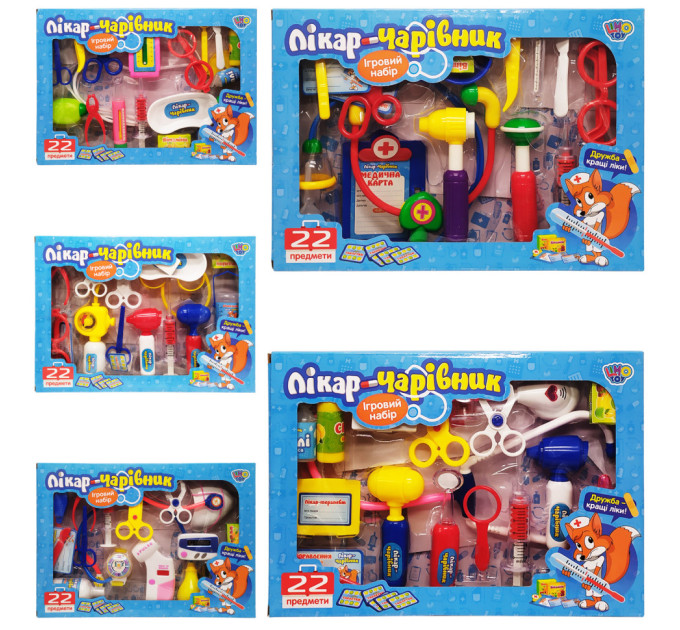 Игровой набор Доктор-волшебник Limo Toy M 0462, 22 предмета