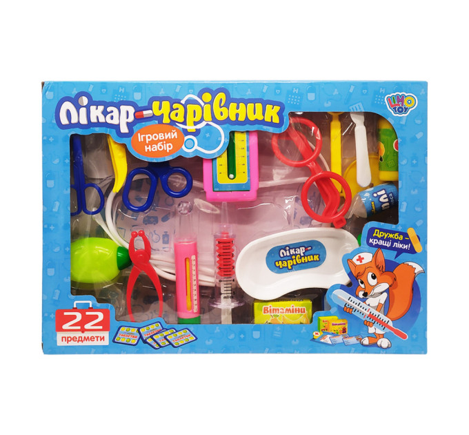 Игровой набор Доктор-волшебник Limo Toy M 0462, 22 предмета