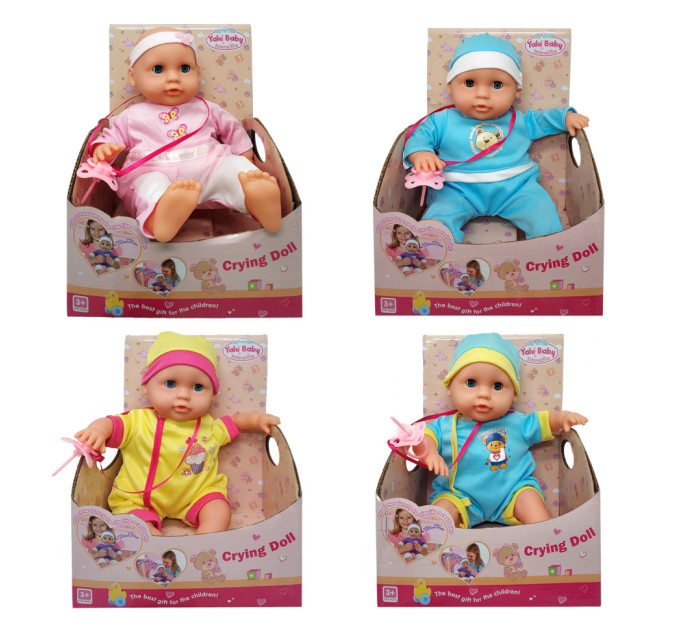 Пупс музыкальный YL1715F/G, мягкое тело