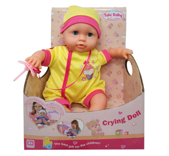 Пупс музыкальный YL1715F/G, мягкое тело