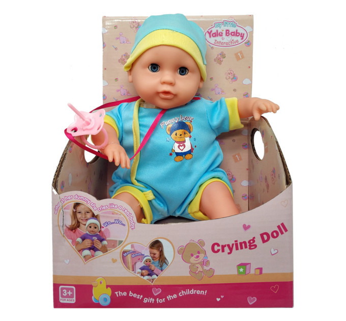 Пупс музыкальный YL1715F/G, мягкое тело