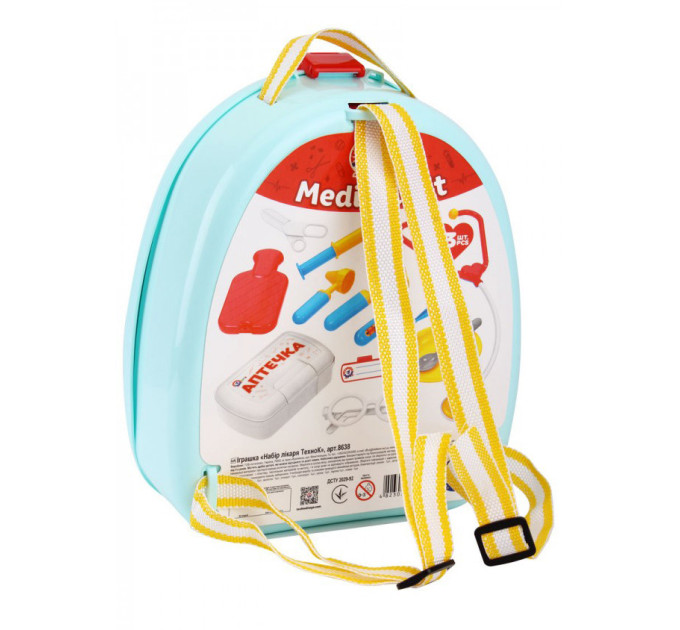 Игрушка "Набор врача в рюкзаке" ТехноК 8638, 13 Предметов