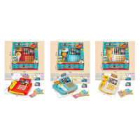 Игрушечный кассовый аппарат 777-21, на батарейках, сканер, деньги, свет, звук