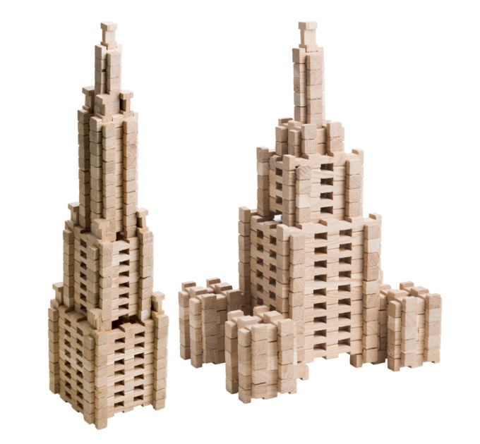 Деревянный конструктор "Фантазия" Igroteco 900033, 240 деталей