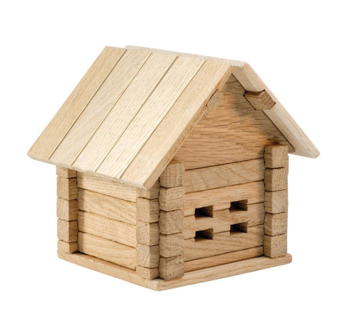 Деревянный конструктор "Копилка" Igroteco 900293, 37 деталей