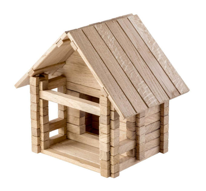 Дерев'яний конструктор "Заміський будиночок" Igroteco 900316,146 дет