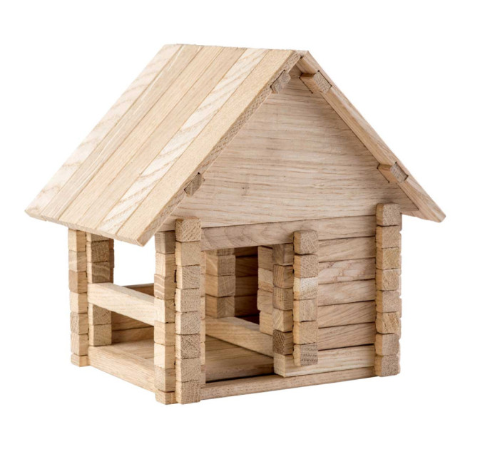 Дерев'яний конструктор "Заміський будиночок" Igroteco 900316,146 дет