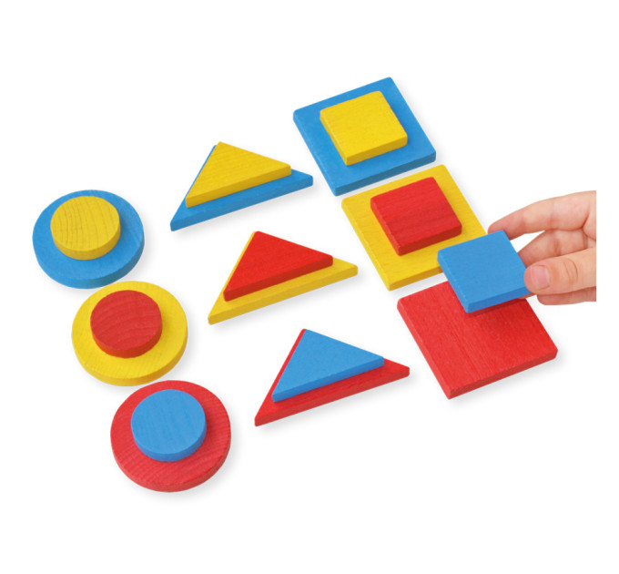 Навчальний набір "Логічні блоки Дьєнеша" Igroteco 900408, 48 деталей