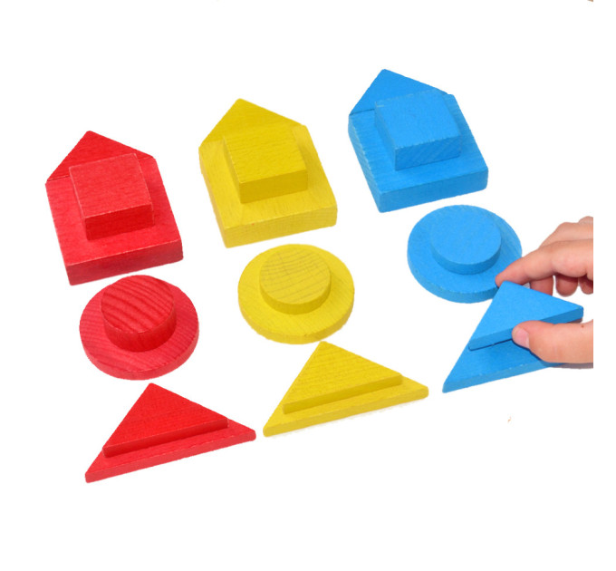 Навчальний набір "Логічні блоки Дьєнеша" Igroteco 900408, 48 деталей