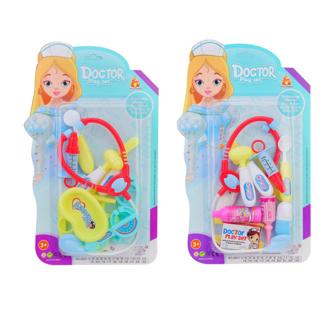Игрушечный набор юного врача 2021-10-11, стетоскоп, аксессуары