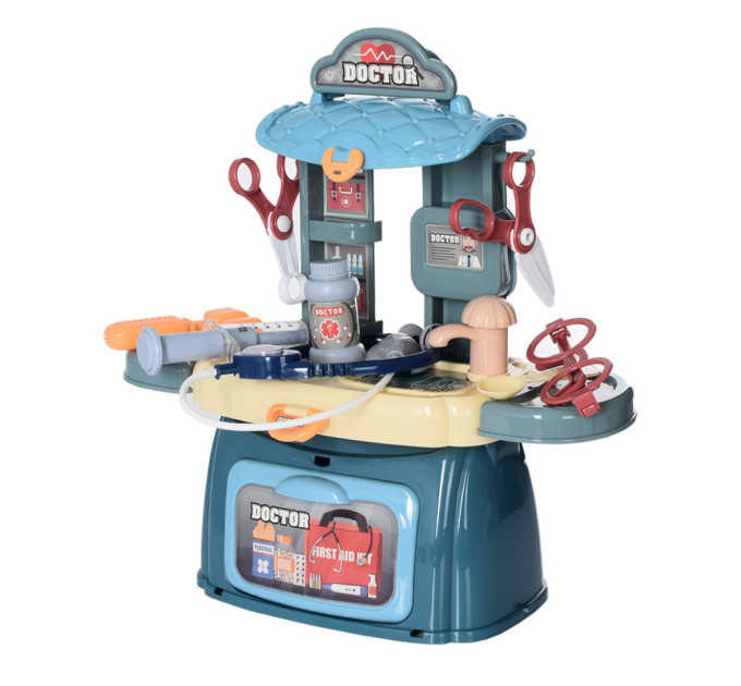Игровой набор Доктор 3630 стол, инструменты, 26 предметов ,в чемодане
