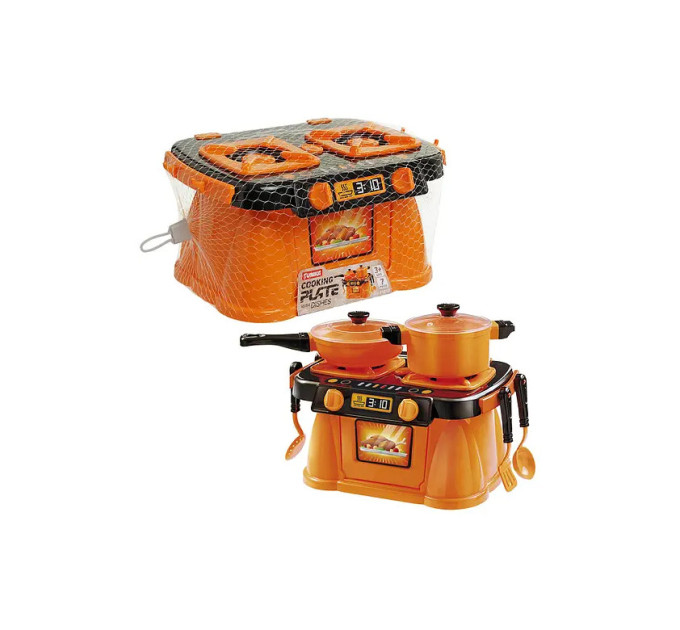 Ігровий набір Кухонна плита "Cooking Plate with Dishes" ЮНІКА  71818 7 предметів