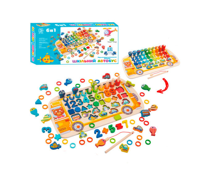 Деревянная игрушка "Многофункциональная Досточка" Limo Toy MD 1949