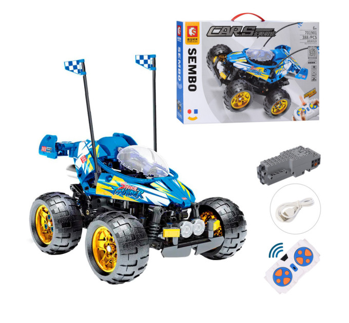 Конструктор на радиоуправлении "Джип" Bambi 701901 388 деталей