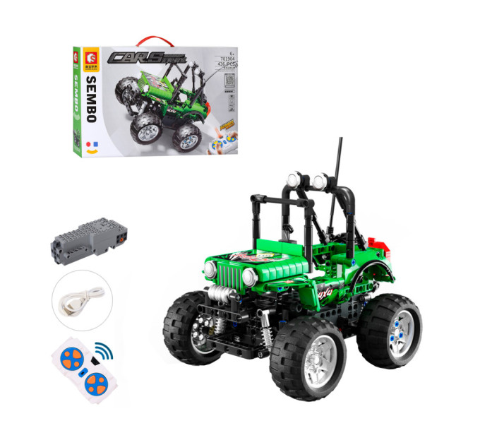 Конструктор на радіокеруванні "Машина" Bambi 701904 436 деталей