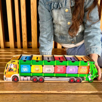 Настольная развивающая игра "Сортировка мусора: мусоровоз" Ubumblebees (ПСФ129) PSF129 комодик