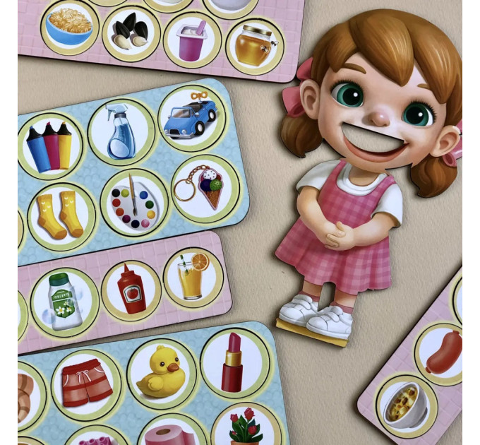 Деревянная настольная игра "Съедобное-несъедобное" Ubumblebees (ПСФ091) PSF091 сортер-комодик