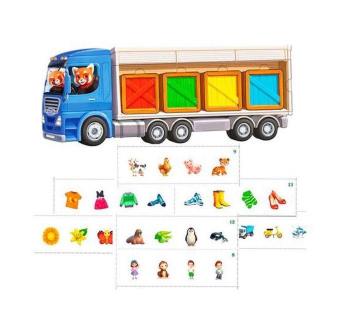 Настольная развивающая игра "Четвертый лишний" Ubumblebees (ПСФ077) PSF077, 2 варианта игры