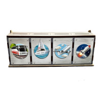 Настольная развивающая игра "Виды транспорта" Ubumblebees (ПСФ109) PSF109 комодик-сортер Настольная развивающая игра "Виды транспорта" Ubumblebees (ПСФ109) PSF109 комодик-сортер