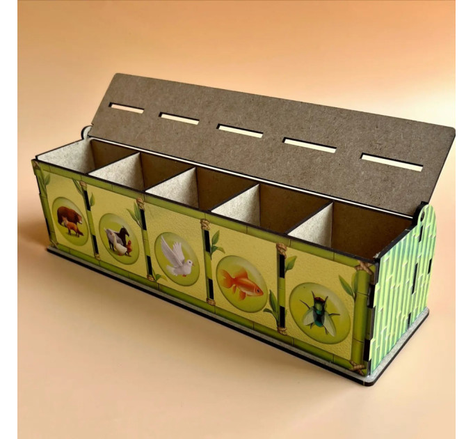 Настольная развивающая игра "Виды животных" Ubumblebees (ПСФ110) PSF110 комодик-сортер