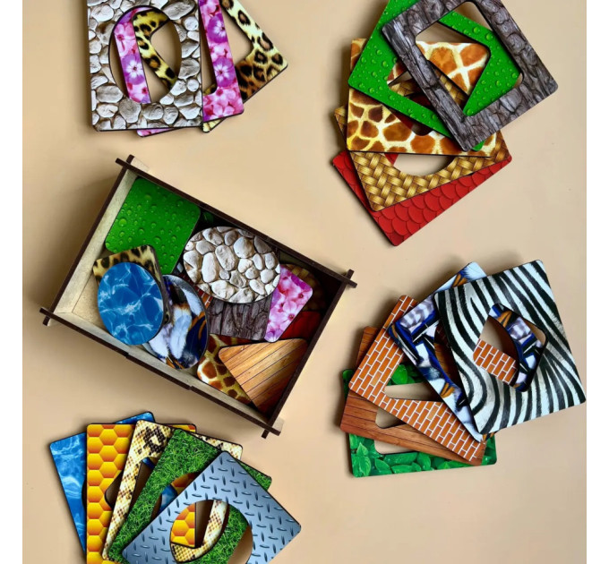 Деревянные Досточки Сегена "Перья" Ubumblebees (ПСД086) PSD086 с узорами