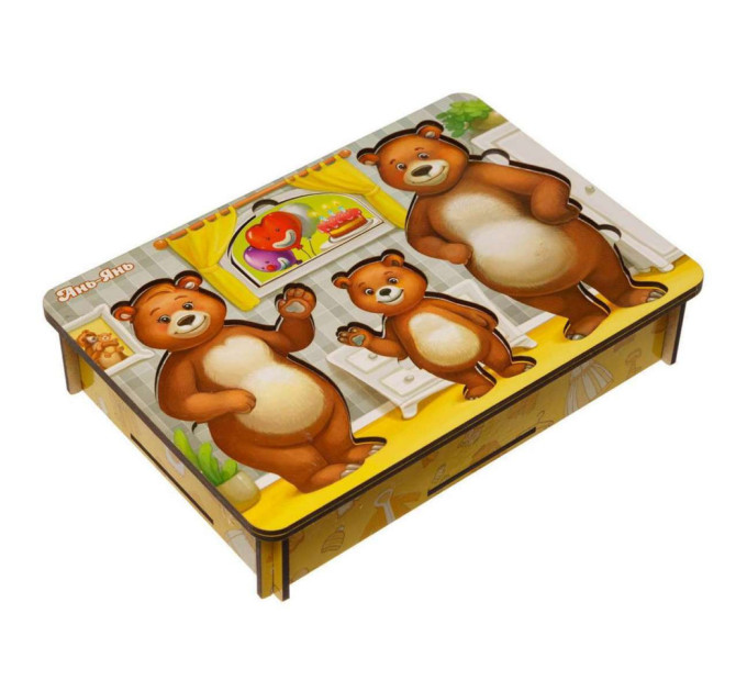 Настольная игра "Одень мишек" Ubumblebees (ПСД192) PSD192 деревянная