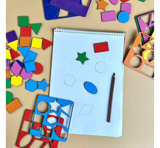 Дерев'яний сортер "Барабан" Ubumblebees (ПСФ135) PSF135 геометричні фігури