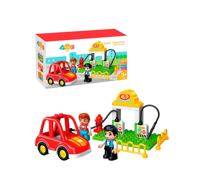 Детский конструктор "Заправка" Bambi 5101 19 деталей