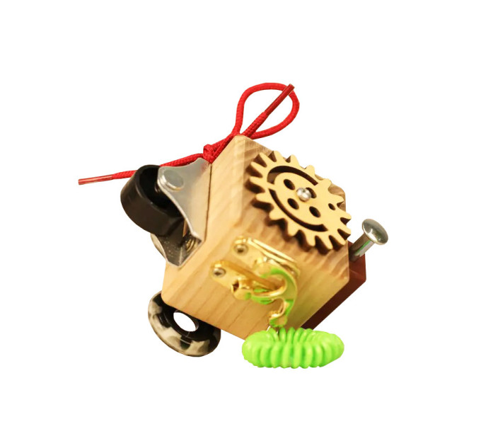 Розвиваюча іграшка Бізікуб "Дорожній" Temple Group TG200139 5х5х5 см