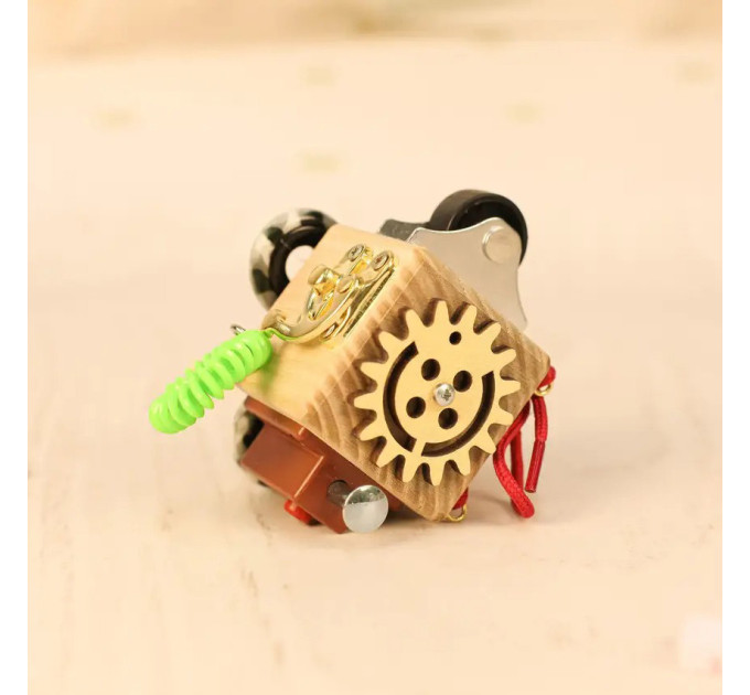 Розвиваюча іграшка Бізікуб "Дорожній" Temple Group TG200139 5х5х5 см