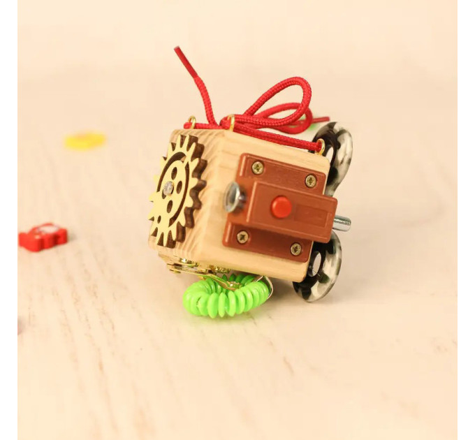 Розвиваюча іграшка Бізікуб "Дорожній" Temple Group TG200139 5х5х5 см