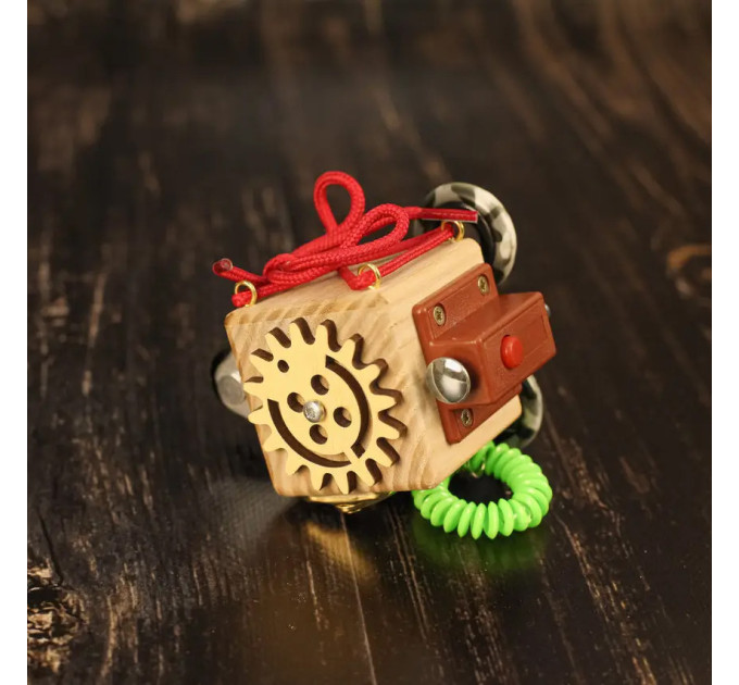 Розвиваюча іграшка Бізікуб "Дорожній" Temple Group TG200139 5х5х5 см