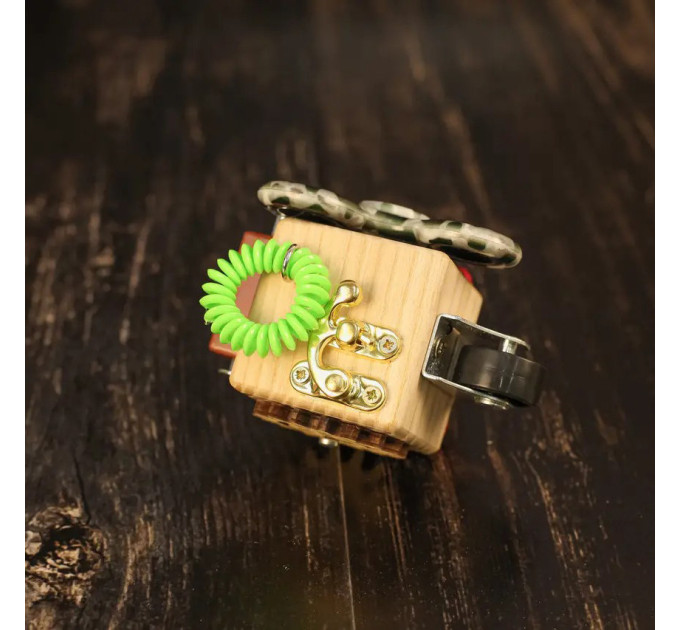 Розвиваюча іграшка Бізікуб "Дорожній" Temple Group TG200139 5х5х5 см