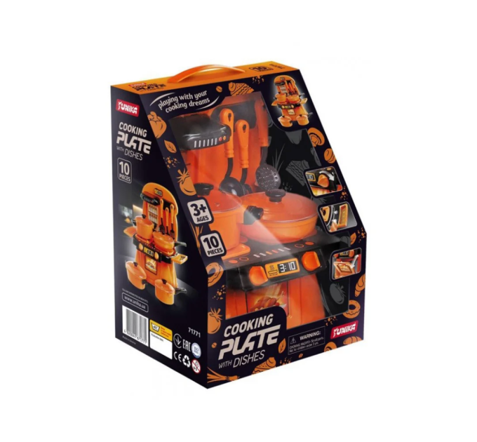 Игровой набор Кухонная плита "Cooking Plate with Dishes" 71771 10 предметов