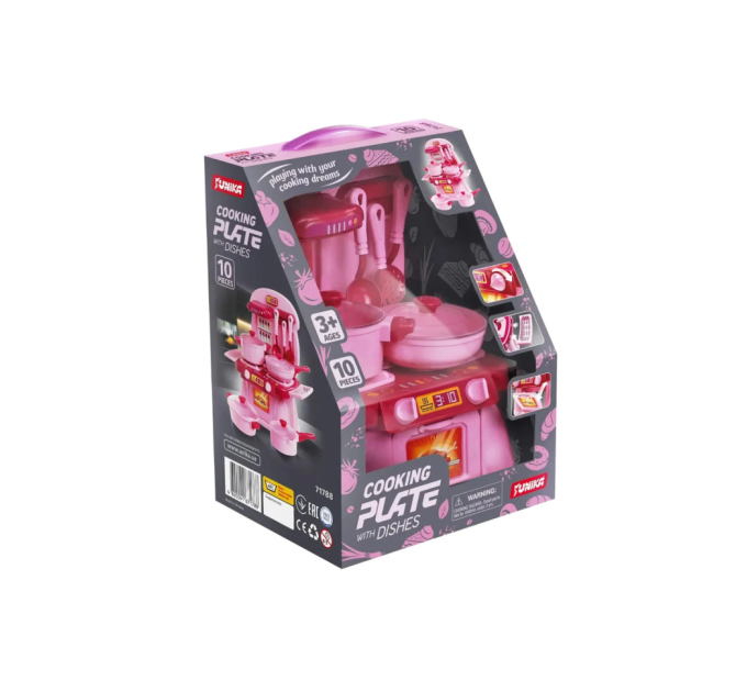 Ігровий набір Кухонна плита "Cooking Plate with Dishes" 71788 10 предметів