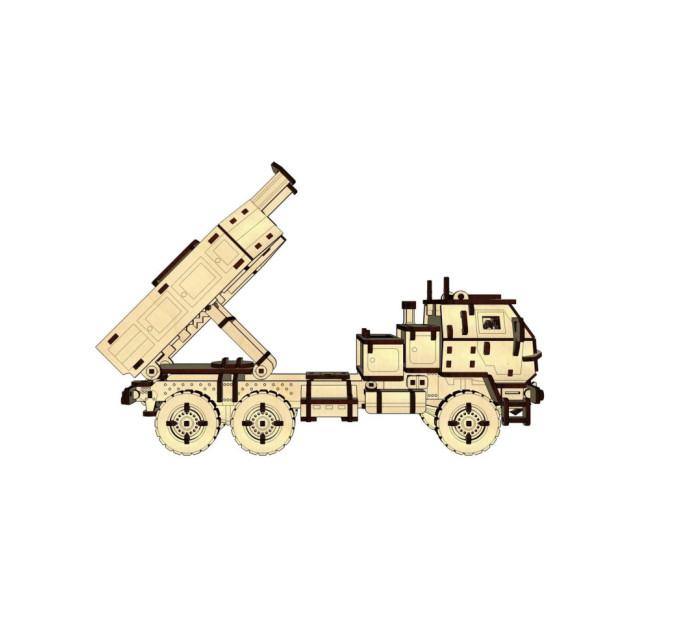 Дерев'яний конструктор "HIMARS" Pazly UPZ-004 308 деталей
