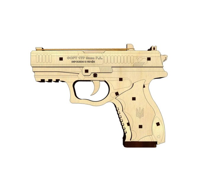 Деревянный конструктор "Форт-17" Pazly UPZ-003 81 деталь