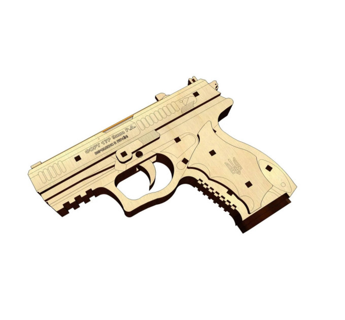 Деревянный конструктор "Форт-17" Pazly UPZ-003 81 деталь