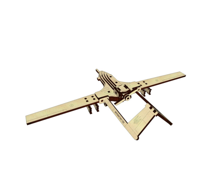 Деревянный конструктор "Байрактар" Pazly UPZ-002 47 деталей