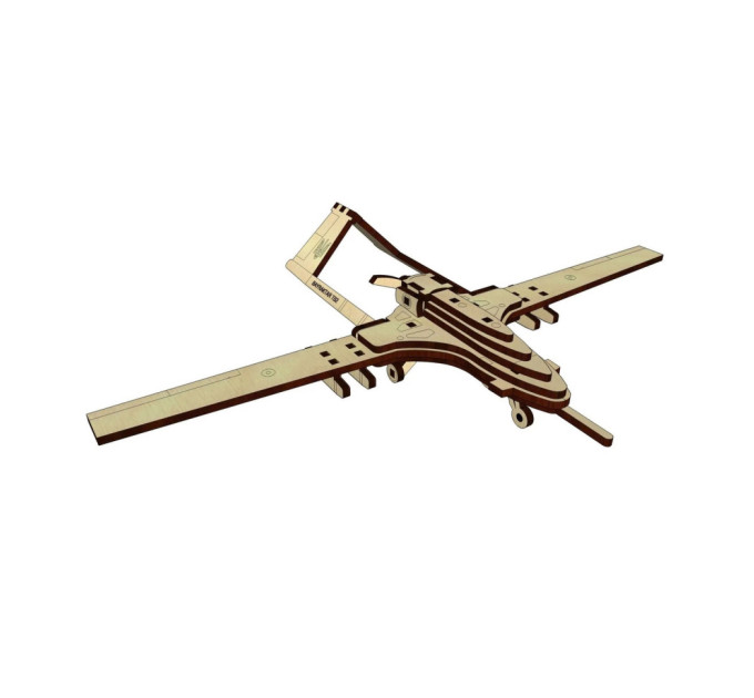 Деревянный конструктор "Байрактар" Pazly UPZ-002 47 деталей