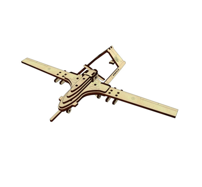 Деревянный конструктор "Байрактар" Pazly UPZ-002 47 деталей