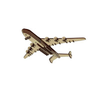 Деревянный конструктор "Мрия АН-225" Pazly UPZ-001 142 детали