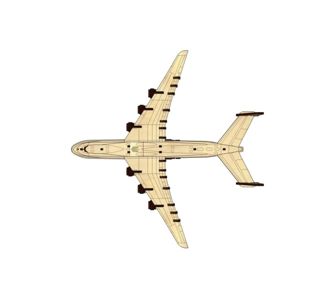 Дерев'яний конструктор "Мрія АН-225" Pazly UPZ-001 142 деталі