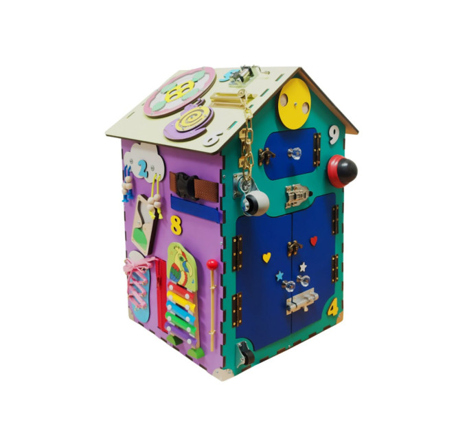 Развивающая игрушка Бизикуб Temple Group "Домик" TG200038 55х30х30 см                                                                      