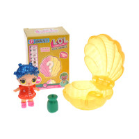 Детская кукла "Сюрприз" в ракушке Bambi 18510-1-3 с аксессуарами